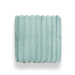 Jumbo Cord Throw with Plain Velvet Backing, Silt Green - thumbnail 4