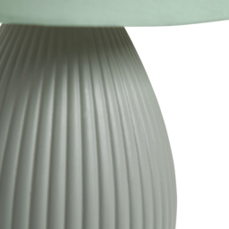2 Pack of Freya Teardrop Ceramic Table Lamps, Mossy Green - thumbnail 9