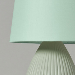 2 Pack of Freya Teardrop Ceramic Table Lamps, Mossy Green - thumbnail 5