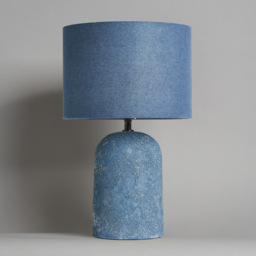 Malmo Tall Domed Ceramic Table Lamp, Blue - thumbnail 5