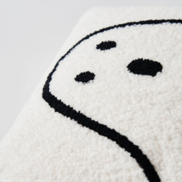 Ghost Tufted Cushion, White - thumbnail 4