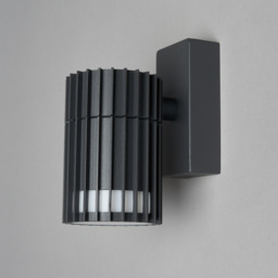 Zeb Outdoor Fixed Down Wall Light, Anthracite - thumbnail 5