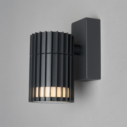 Zeb Outdoor Fixed Down Wall Light, Anthracite - thumbnail 4