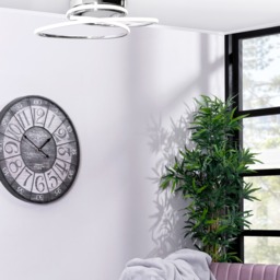 Pei Rings LED Flush Ceiling Light, Chrome - thumbnail 3