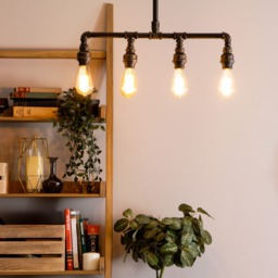 Piper Ceiling Pendant Bar, Black - thumbnail 3