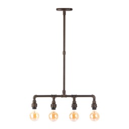 Piper Ceiling Pendant Bar, Black - thumbnail 1