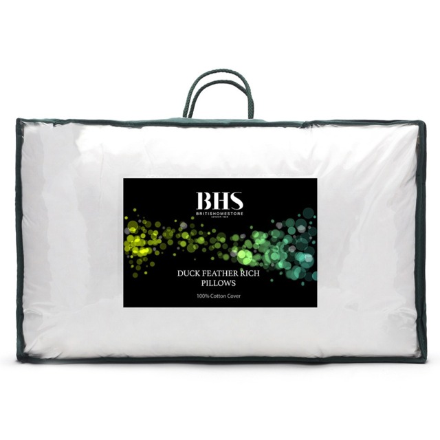 Duck Feather Rich Pillows, Pair - image 1