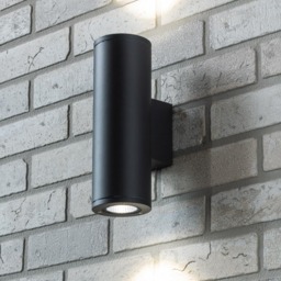 Taylor Outdoor Up & Down LED Wall Light, Anthracite - thumbnail 3