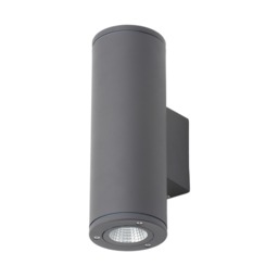 Taylor Outdoor Up & Down LED Wall Light, Anthracite - thumbnail 1