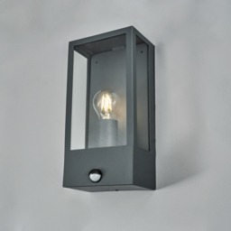 Wallace Outdoor Wall Light with PIR Sensor, Anthracite - thumbnail 4