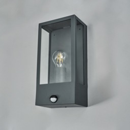 Wallace Outdoor Wall Light with PIR Sensor, Anthracite - thumbnail 5
