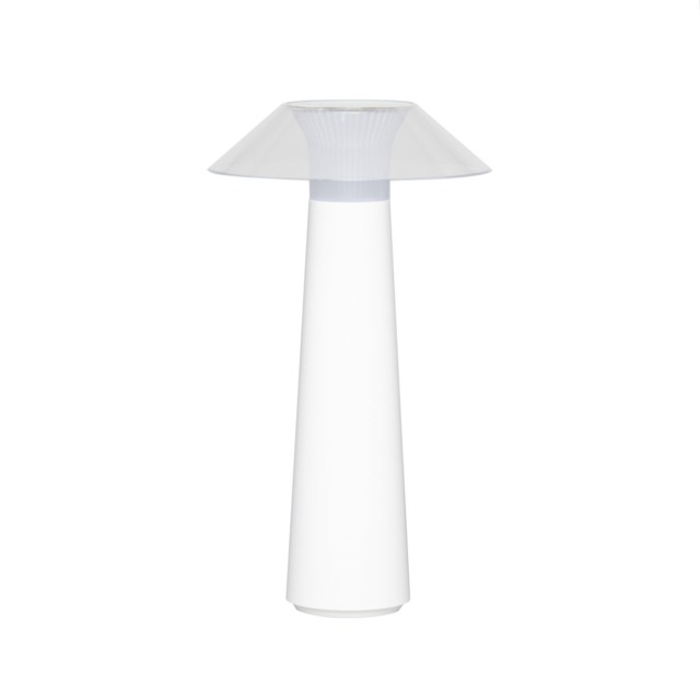 Lyra LED Rechargeable Outdoor Table Lamp, White - image 1