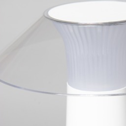 Lyra LED Rechargeable Outdoor Table Lamp, White - thumbnail 6