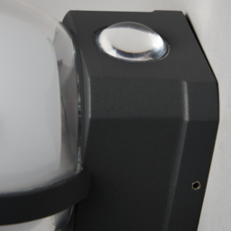 Char Up and Down LED CCT Outdoor Globe Wall Light, Anthracite - thumbnail 8