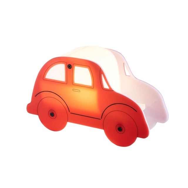 Glow Car LED Table Lamp, Red - image 1