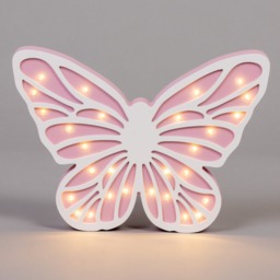 Glow Butterfly Table Lamp, Pink - thumbnail 4