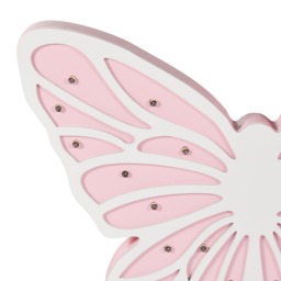 Glow Butterfly Table Lamp, Pink - thumbnail 8