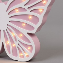 Glow Butterfly Table Lamp, Pink - thumbnail 6