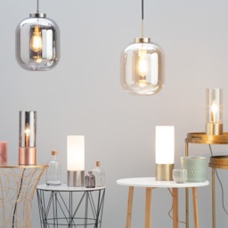 Tilly Touch Sensitive Table Lamp, Satin Brass - thumbnail 9