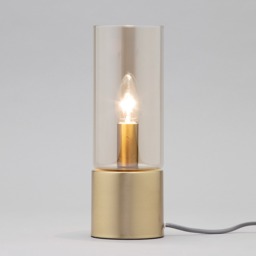 Tilly Touch Sensitive Table Lamp, Satin Brass - thumbnail 5