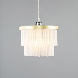 Aubrey Easyfit Lamp Shade, Brass - thumbnail 4