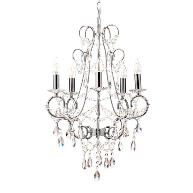 Viola Chandelier, Chrome - image 1