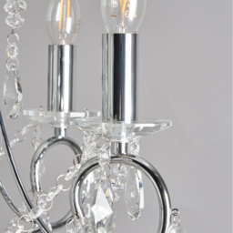 Viola Chandelier, Chrome - thumbnail 6