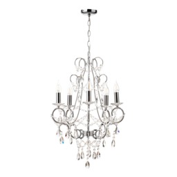 Viola Chandelier, Chrome - thumbnail 7