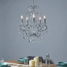 Viola Chandelier, Chrome - thumbnail 3