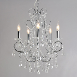 Viola Chandelier, Chrome - thumbnail 4
