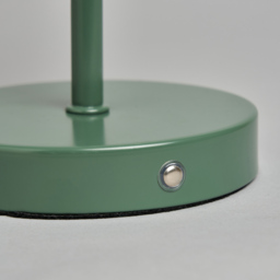 Alesia Rechargeable Mushroom Table Lamp, Green - thumbnail 7