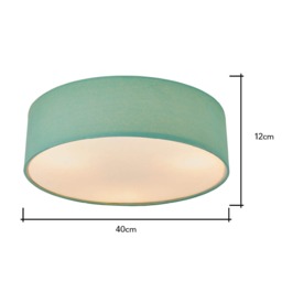 Glow Flush Ceiling Light, Mint - thumbnail 7