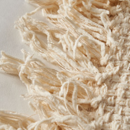 Cross Weave Throw, Cream - thumbnail 4