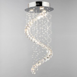Abyss Flush Ceiling Light, Chrome - thumbnail 4