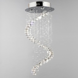 Abyss Flush Ceiling Light, Chrome - thumbnail 5