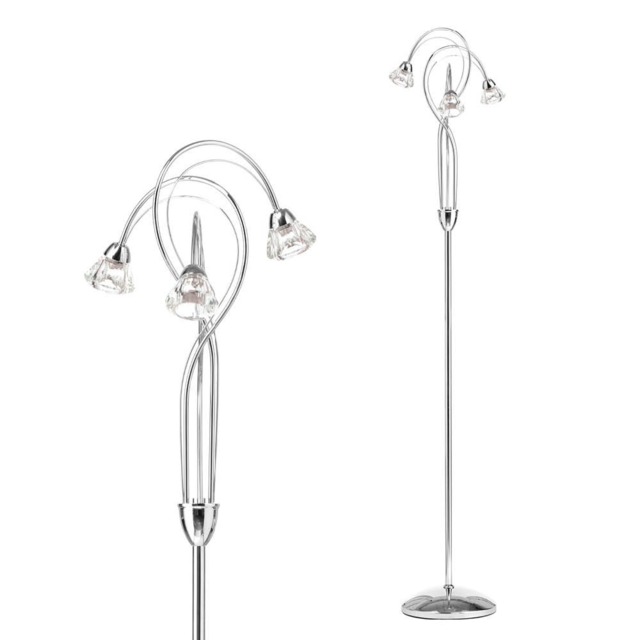 Marianne Floor Lamp, Chrome - image 1