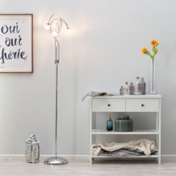 Marianne Floor Lamp, Chrome - thumbnail 9
