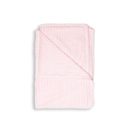 Luxury Ribbon Velvet Throw, Blush - thumbnail 4