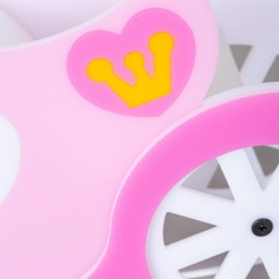 Glow Princess Carriage LED Table Lamp, Pink & White - thumbnail 6