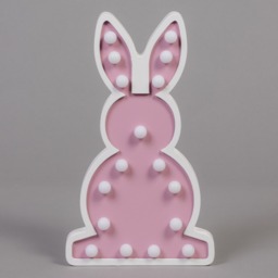 Glow Bunny Table Lamp, Pink - thumbnail 5