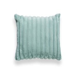 Jumbo Cord Cushion with Plain Velvet Backing, Silt Green - thumbnail 3