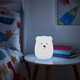 Glow Bear Colour Changing Night Light, White - thumbnail 3