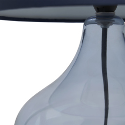 Clarise Glass Table Lamp, Cobalt Blue - thumbnail 8