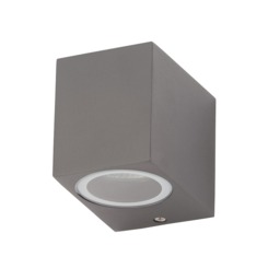 Etna Outdoor Square Wall Down Light, Anthracite - thumbnail 1