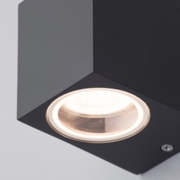 Etna Outdoor Square Wall Down Light, Anthracite - thumbnail 6