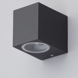 Etna Outdoor Square Wall Down Light, Anthracite - thumbnail 5