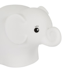 Glow Elephant Colour Changing Night Light, White - thumbnail 7