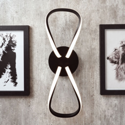 Alvar Petals LED Ceiling or Wall Light, Black - thumbnail 3