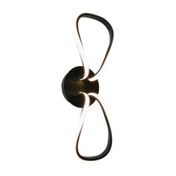 Alvar Petals LED Ceiling or Wall Light, Black - thumbnail 4