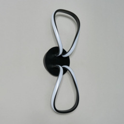 Alvar Petals LED Ceiling or Wall Light, Black - thumbnail 6